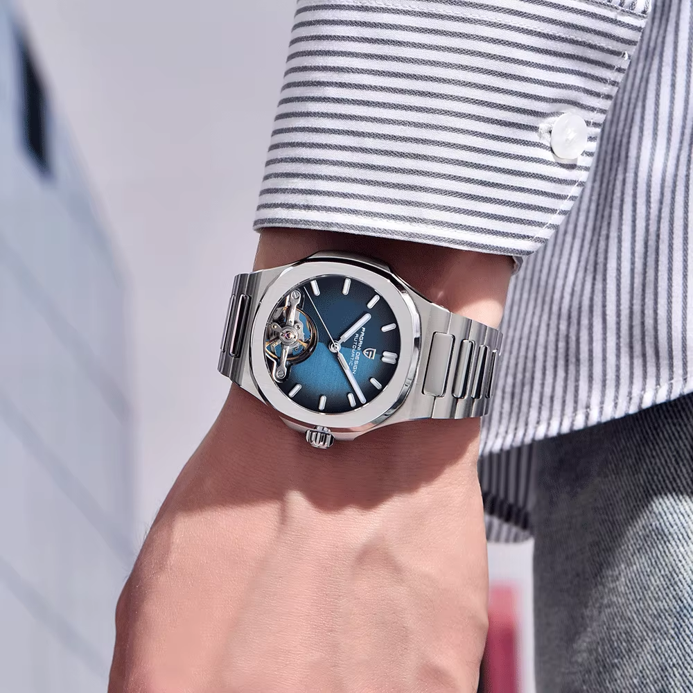 PAGANI DESIGN Men’s Luxury Automatic Watch – Tourbillon Mechanical Timepiece