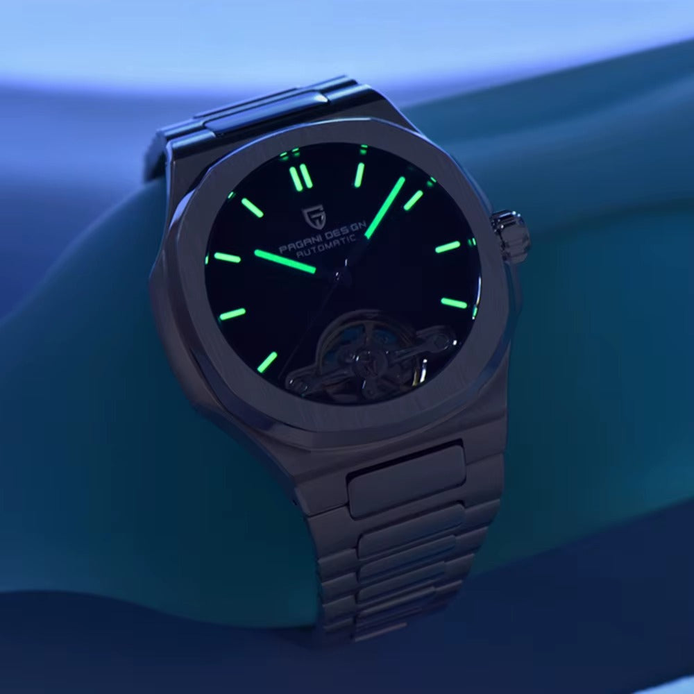 PAGANI DESIGN Men’s Luxury Automatic Watch – Tourbillon Mechanical Timepiece