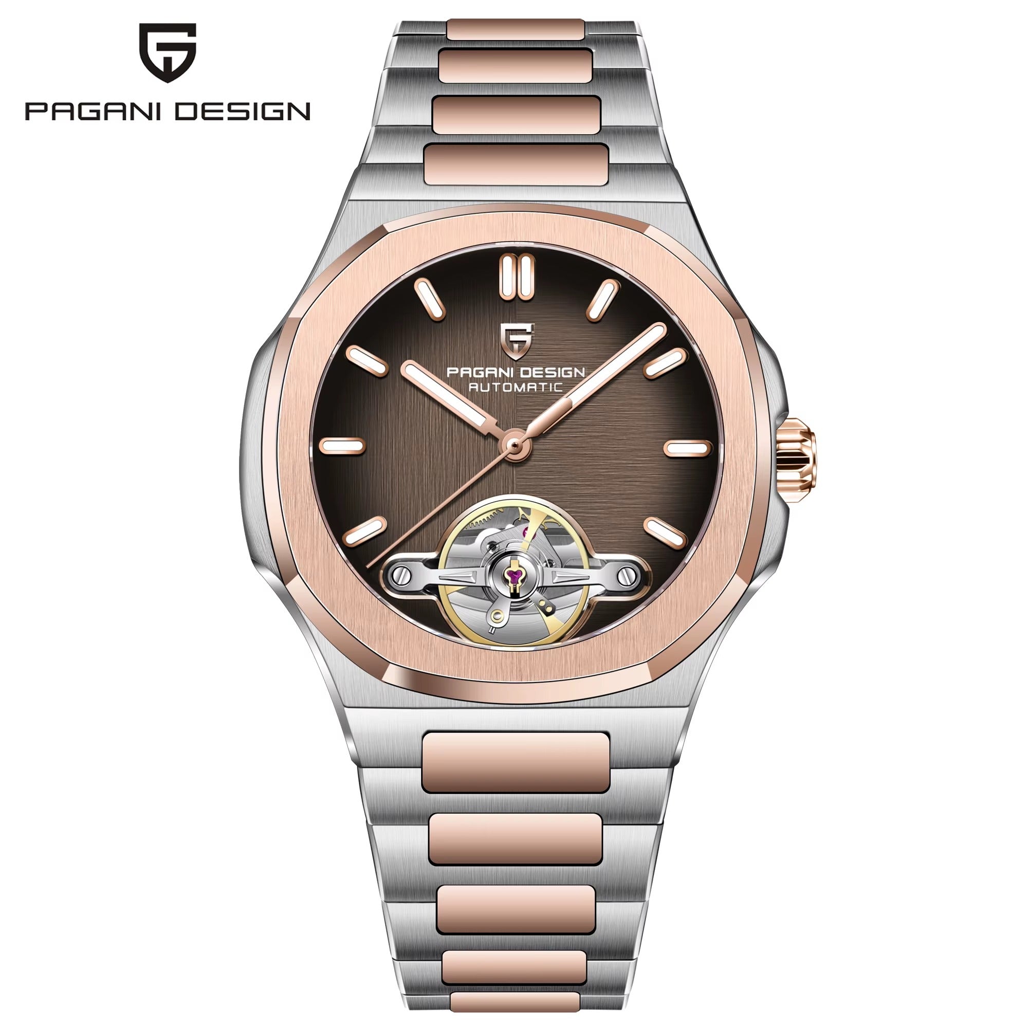 PAGANI DESIGN Men’s Luxury Automatic Watch – Tourbillon Mechanical Timepiece