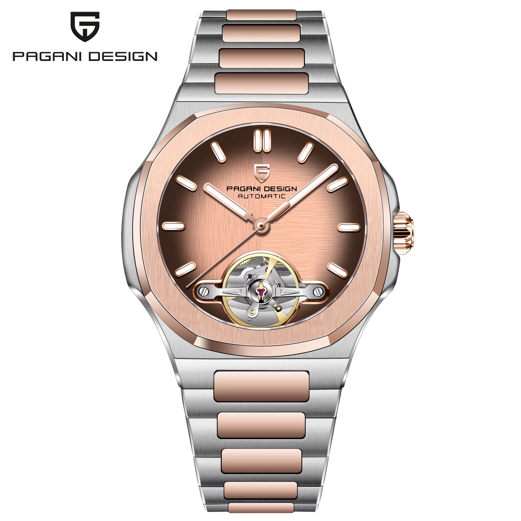 PAGANI DESIGN Men’s Luxury Automatic Watch – Tourbillon Mechanical Timepiece