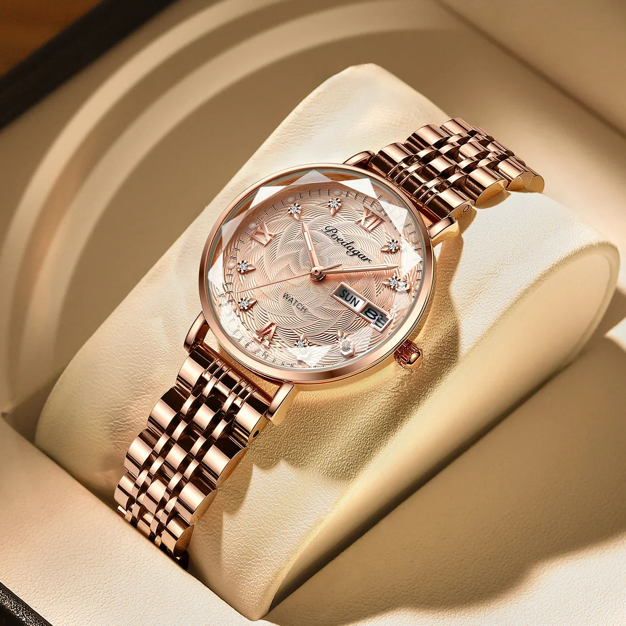 Luxury Waterproof Women’s Watch – Modern Fashion Timepiece