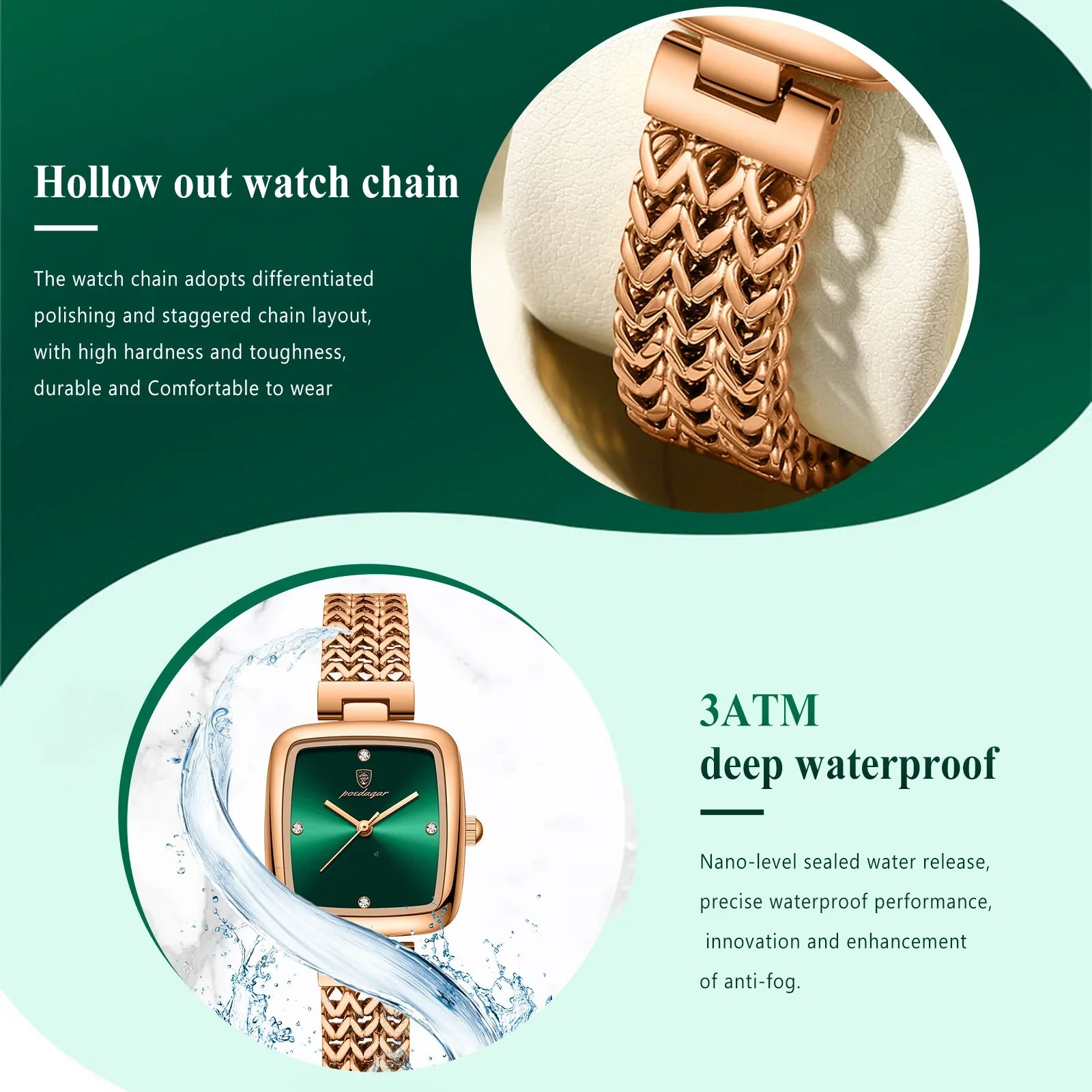 Women’s Fashion Watch – Elegant Waterproof Quartz Timepiece