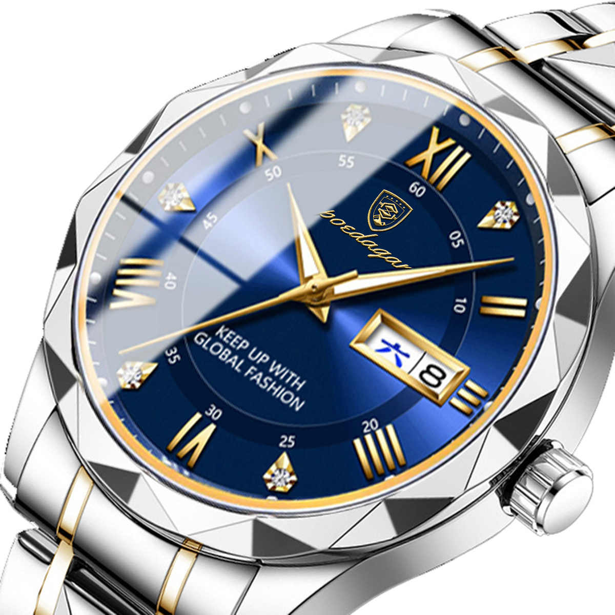 POEDAGAR Business Watch for Men – Elegant, Durable & Date Display