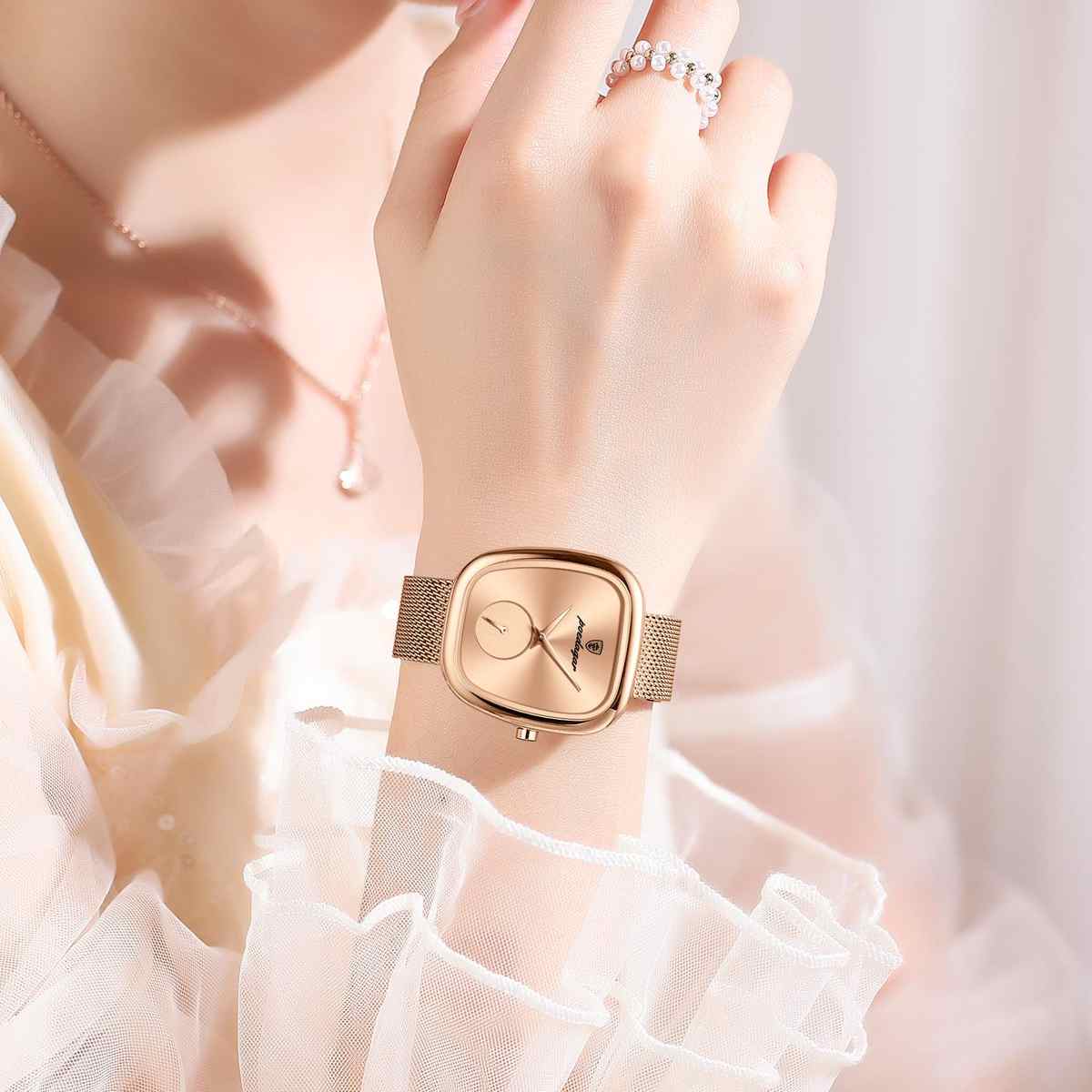POEDAGAR Luxury Women’s Watch – Elegant Stainless Steel & Waterproof