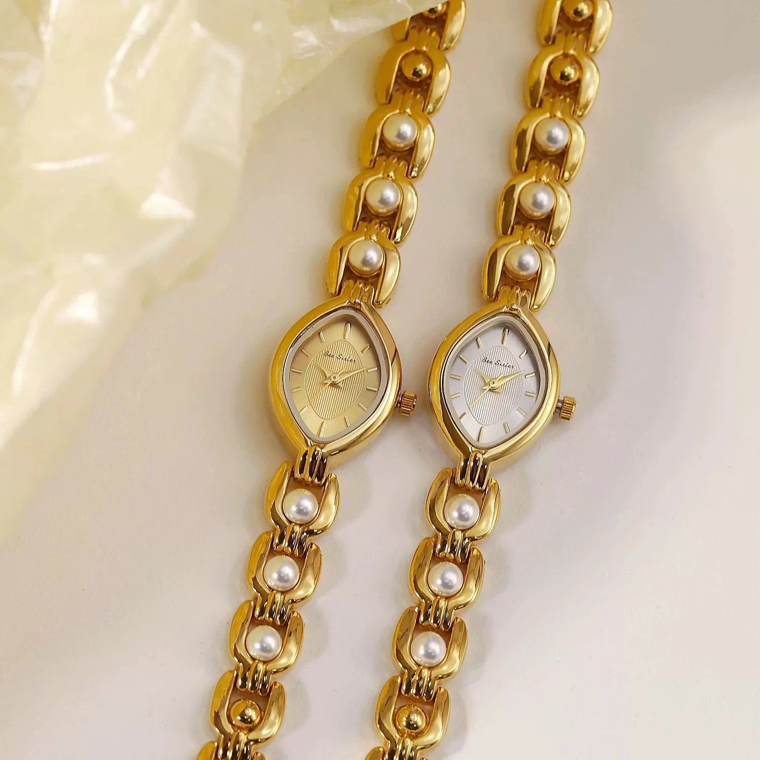 Luxury Pearl Bracelet Watch – Stylish & Waterproof for Women