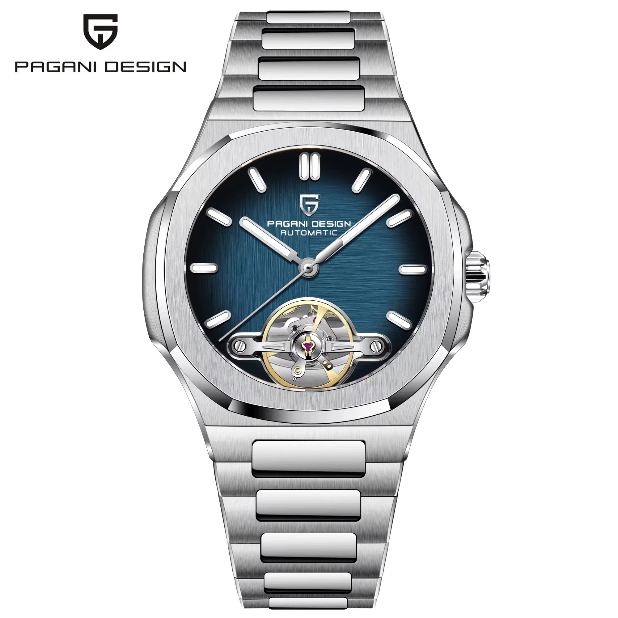 PAGANI DESIGN Men’s Luxury Automatic Watch – Tourbillon Mechanical Timepiece